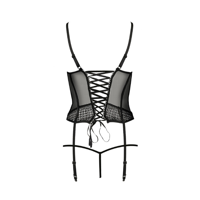 Корсет PERDITA CORSET black S/M - Passion