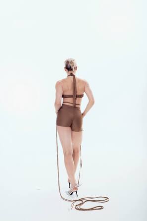 TRUE shorts Mocha nude biflex_ мокко бежевий