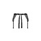 Пояс для панчох Obsessive Isabellia garter belt S/M