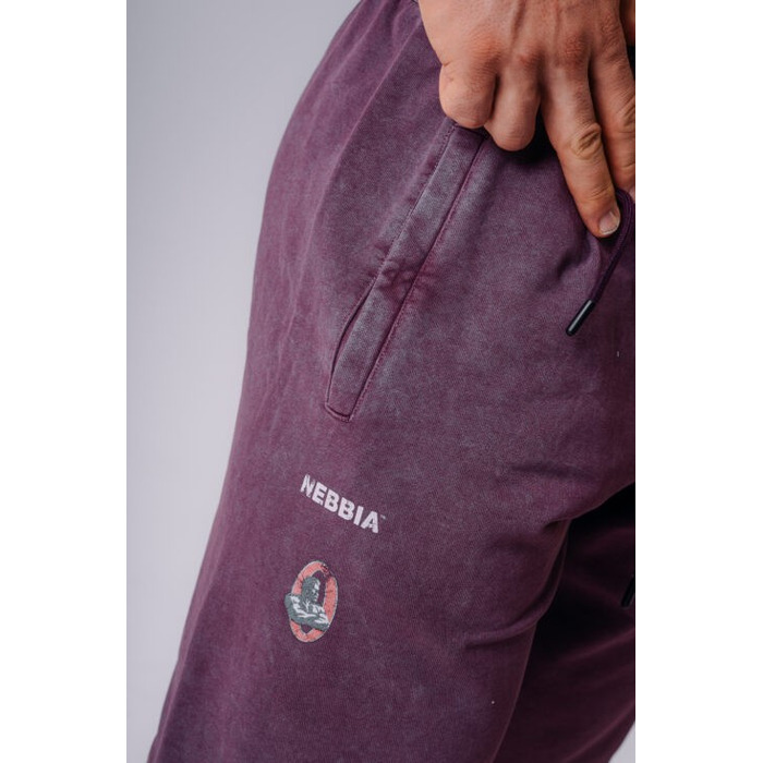 Шорти NEBBIA x Olympia Relaxed Sweat Shorts Bordo 950
