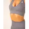 Топ Ryderwear Lift Rib Seamless Halter Sports Bra - Charcoal