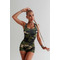 Комбінезон Nebbia One-Piece Workout Bodysuit 5″ GYM RAT Camo Green 512