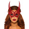 Блискуча маска диявола Leg Avenue Glitter devil mask O/S