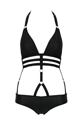 Боди со стреп ремешками LAMIS BODY black S/M - Passion