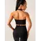 Топ Ryderwear NKD Arch Halter Sports Bra - Black