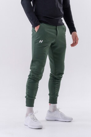 Штани Slim sweatpants with side pockets 'Reset” 321 Dark Green Khaki