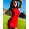 Сукня Labellamafia DRESS Decote Nadador Neutral Flowers RED 20794