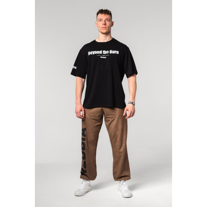 Штани Nebbia Washed-off Gym Sweatpants Baggy Style GYM BRO Light Brown 373