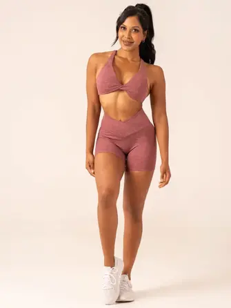 Шорти Ryderwear NKD Stonewash Crossover Scrunch Shorts - Boysenberry Stonewash