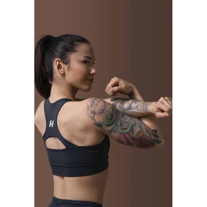 ТОП ACTIVE SPORTS BRA WITH MEDIUM IMPACT BLACK 413
