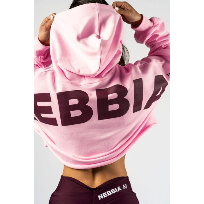 Худі Nebbia Oversized Hoodie OWN YOUR POWER Pink 433