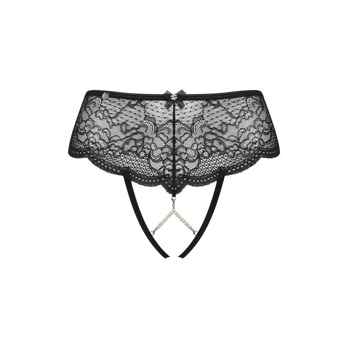 Трусики Obsessive-Pearlove figi czarne XS/S