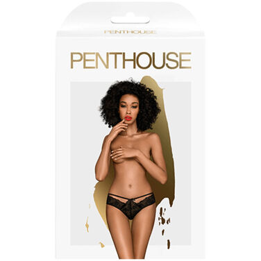 Сексуальні трусики Penthouse Adore me black(S/M)