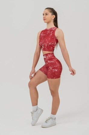 Шорти Nebbia High waisted leggings shorts 5'' HAMMIES Red 615