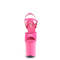 Босоніжки Pleaser Flamingo-809 на підборах 8 дюймів, босоніжки з ремінцем на щиколотці 4 дюйми, рожеві