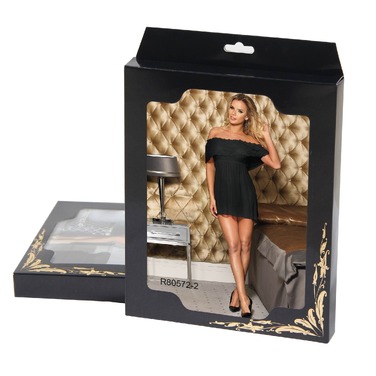 Платье Star Night Sexy Babydoll черное XS-S