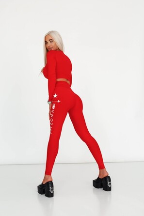 Легінси Fitzona Legging Fitness Red CALFTZ004R