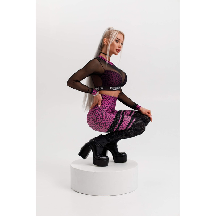 Топ Top Divino Fitzona Black/Leo Pink 14932