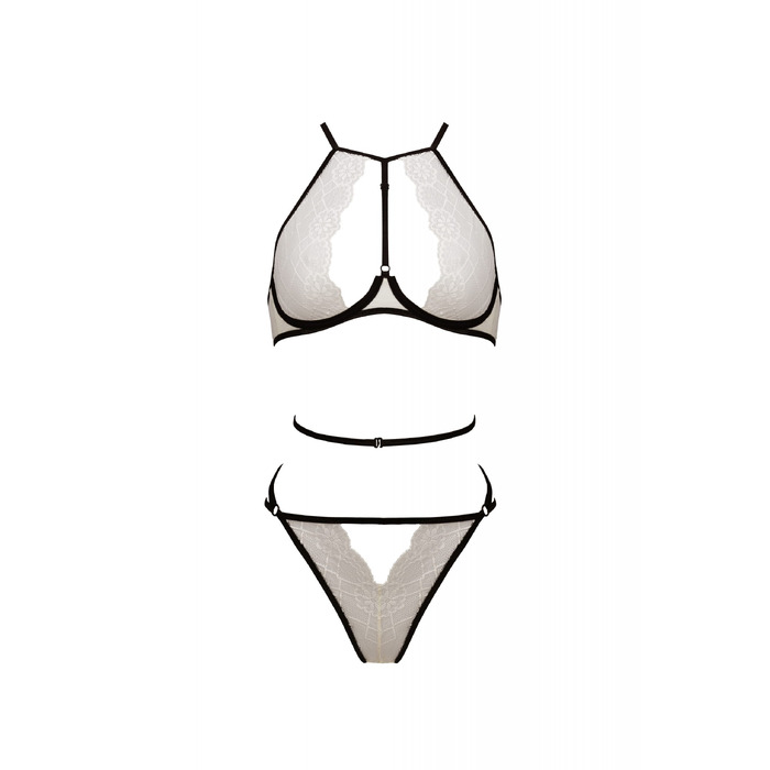 Комплект Passion Chika, бежевий, S/M