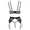 Комплект білизни Abierta Fina Bra Set M мереживний з бретельками та стрінгами