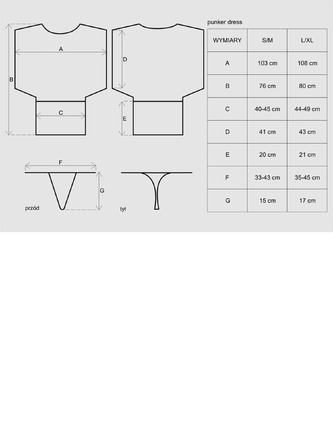 Платье сетка Punker dress L/XL