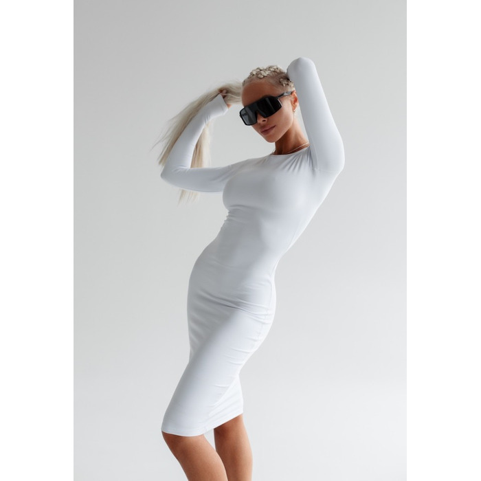 Плаття Fitzona PLAIN WHITE MID DRESS