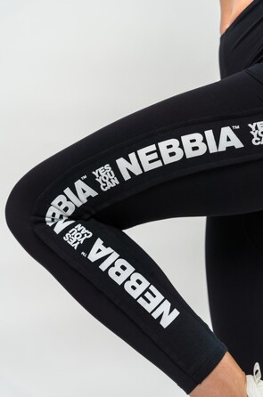 Леггинсы Nebbia High Waisted Side Stripe Leggings Iconic Black 209