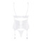 Комплект Obsessive Amor Blanco, білий, S/M
