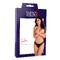 Трусики з перлинами та аплікацією у вигляді метелика Daring Intimates, чорний, S/M