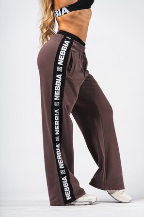 Штани Nebbia Straight Leg Sweatpants URBAN Dark Brown 490