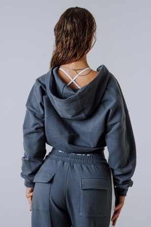 Спортивна кофта Nebbia Relaxed Zip Hoodie POWER Grey 895