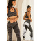 Топ Ryderwear Zebra Seamless Sports Bra - Grey Marl/Black Zebra