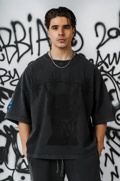 Футболка NEBBIA x Sexsdreams Men’s Oversized Tee Black 809