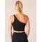 Топ Ryderwear NKD One Shoulder Tank Bra - Black