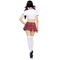 Костюм школярки Miss Prep School Leg Avenue, 4 предмети, червоний, XS