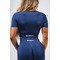 Топ Nebbia Shaping Crop Top FLOW SEAMLESS Blue 499