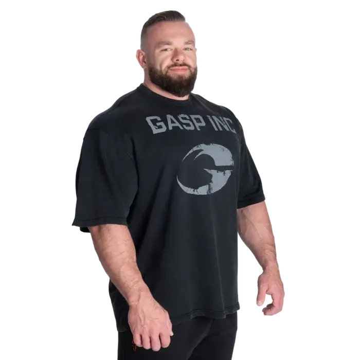 Футболка GASP 89 Terry Iron Tee 221082 Washed Black