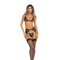 Комплект білизни мереживний Rene Rofe Sneak Peak, синій, S/M