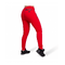 Штани спортивні жіночі GorillaWear Celina Drop Crotch Jogger червоні з блискавками