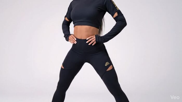 Топ Nebbia Honey Bunny crop top 821 Black