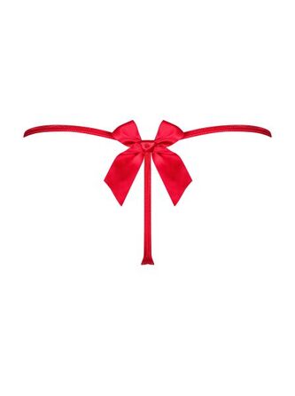 Стрінги Obsessive Giftella thong red S / M