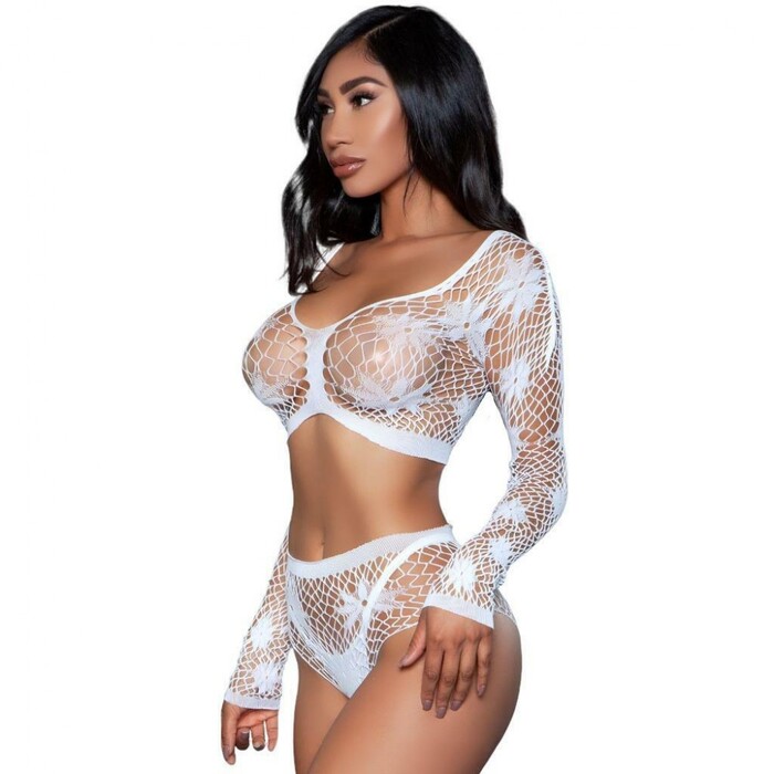 Комплект топ та трусики Be Wicked білий, One Size (S-L 34 -40)