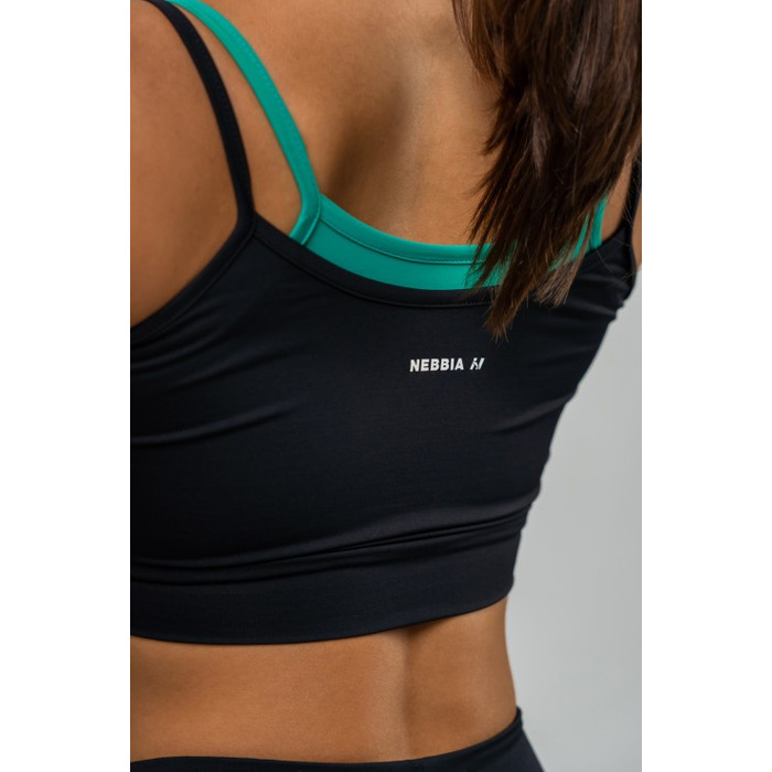 Топ Nebbia Double Layer Light-Support Sports Bra Flex Black 241