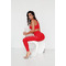 Легінси Fitzona Legging Fitness Red CALFTZ004R