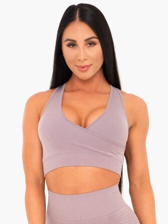 Топ Ryderwear Geo Seamless Sports Bra Mauve