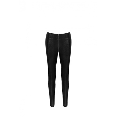 Леггинсы сексуальные со змеиным принтом XL F274 Noir Handmade, черные