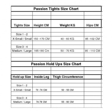 Панчохи Passion ST109 (20 den) білі з чорним мереживом, розмір 1/2