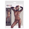 Комбінезон-маска з відкритим доступом NO:XQSE Catsuit Maske чорний, S-L