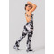Комбінезон Nebbia Sculpting Flared Jumpsuit OWN THE GYM White Camo 397