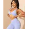 Леггинсы Ryderwear NKD Stonewash Crossover Scrunch Leggings - Cornflower Blue Stonewash